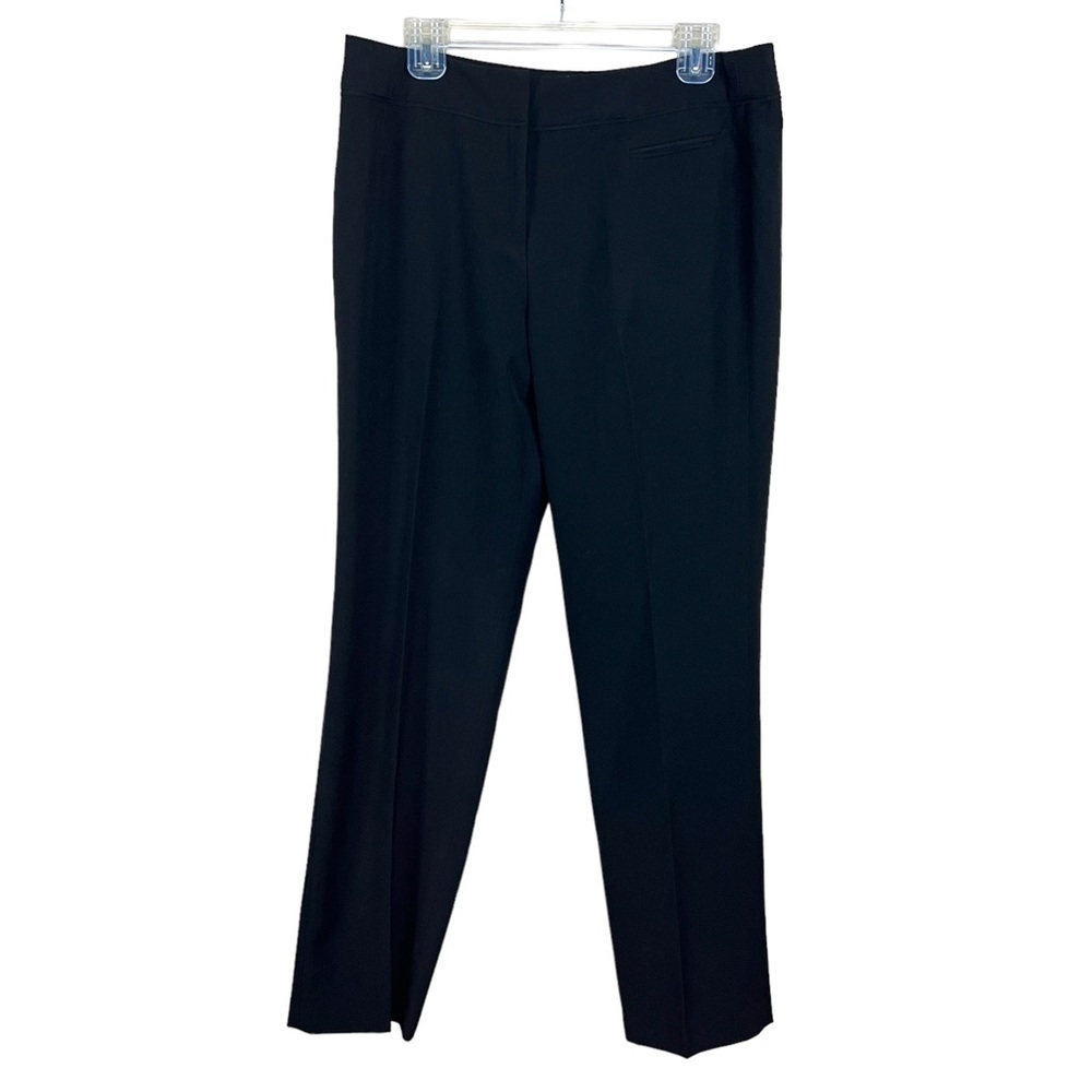 Size 12 Cato Black Dress Pants Pleated Straight Leg Classic Trousers
